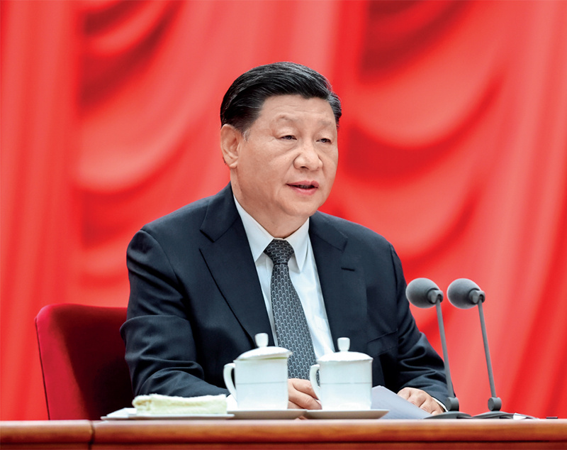 2023年4月3日，，，，，，，，学习贯彻习近平新时代中国特色社会主义思想主题教育工作会议在北京召开。。。。。。。。中共中央总书记、国家主席、中央军委主席习近平出席会议并发表重要讲话。。。。。。。。新华社记者 鞠鹏 摄